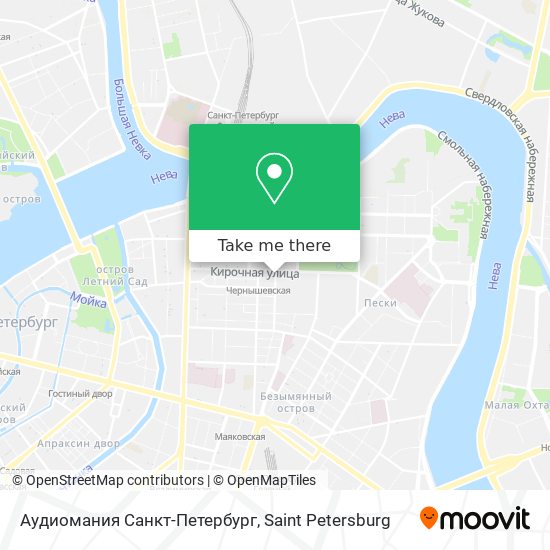 Аудиомания Санкт-Петербург map