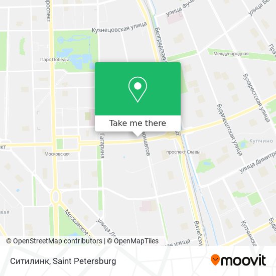 Ситилинк map