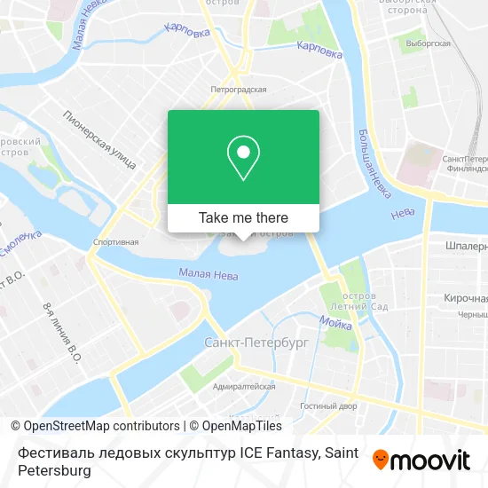 Фестиваль ледовых скульптур  ICE Fantasy map