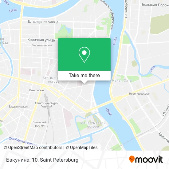 Бакунина, 10 map