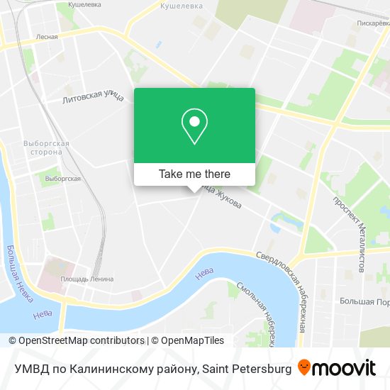 УМВД по Калининскому району map