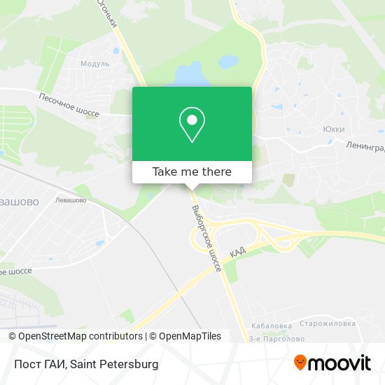 Пост ГАИ map