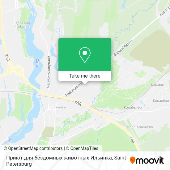 Приют для бездомных животных  Ильинка map