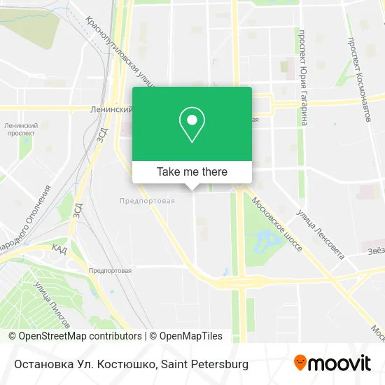 Остановка Ул. Костюшко map