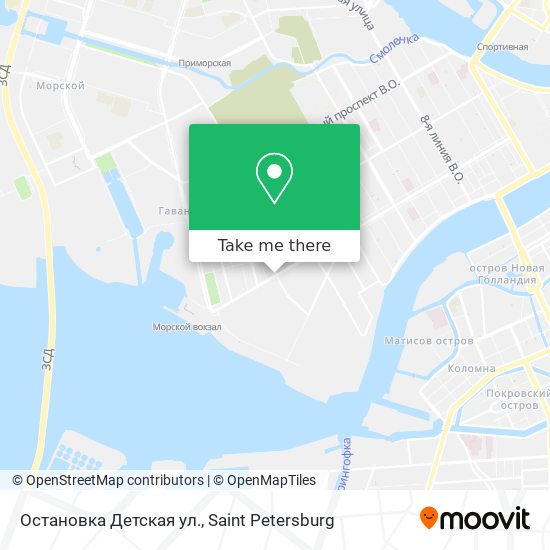 Остановка  Детская ул. map