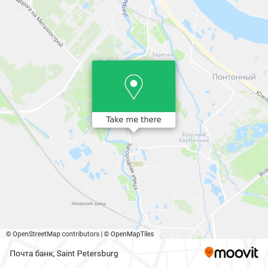 Почта банк map