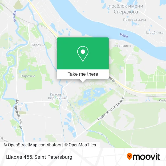 Школа 455 map