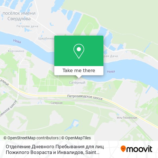 Отделение Дневного Пребывания для лиц Пожилого Возраста и Инвалидов map