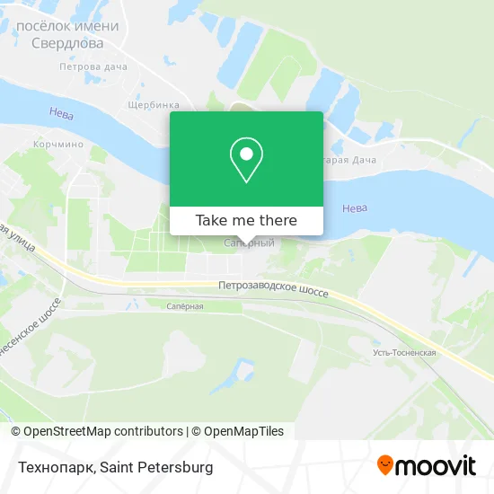 Технопарк map