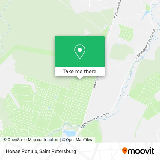 Новая Ропша map
