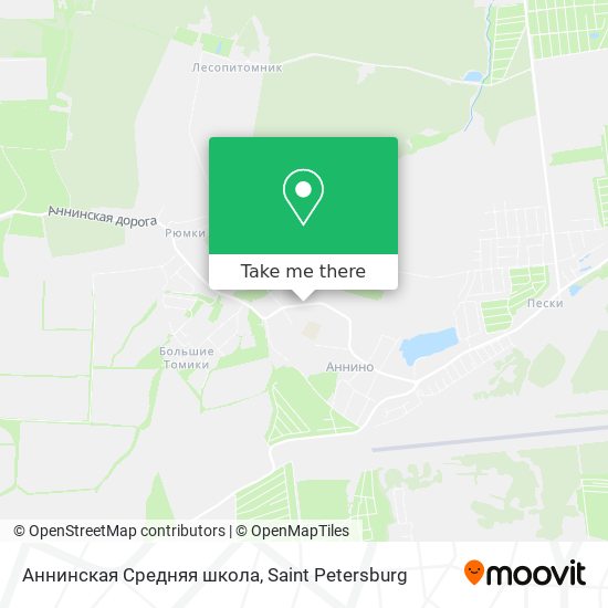 Аннинская Средняя школа map