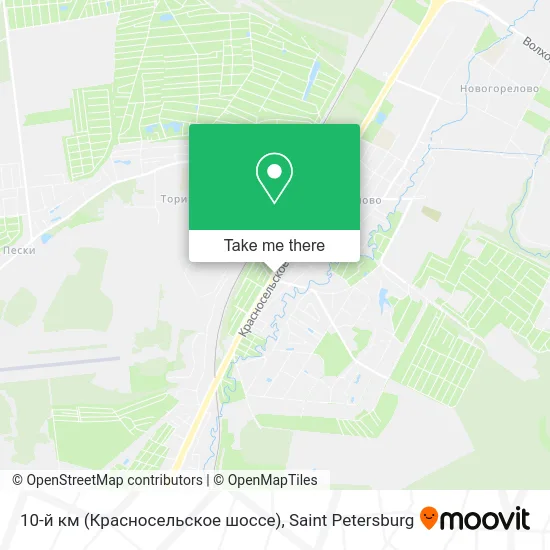 10-й км (Красносельское шоссе) map