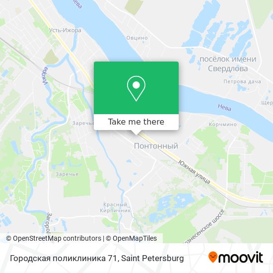 Городская поликлиника 71 map