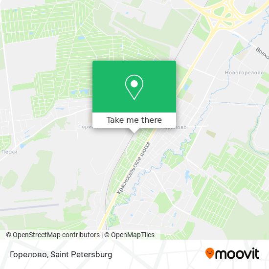 Горелово map