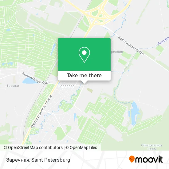 Заречная map