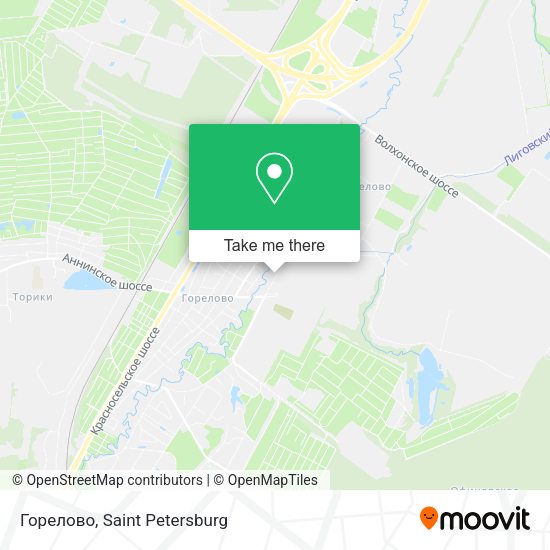 Горелово map