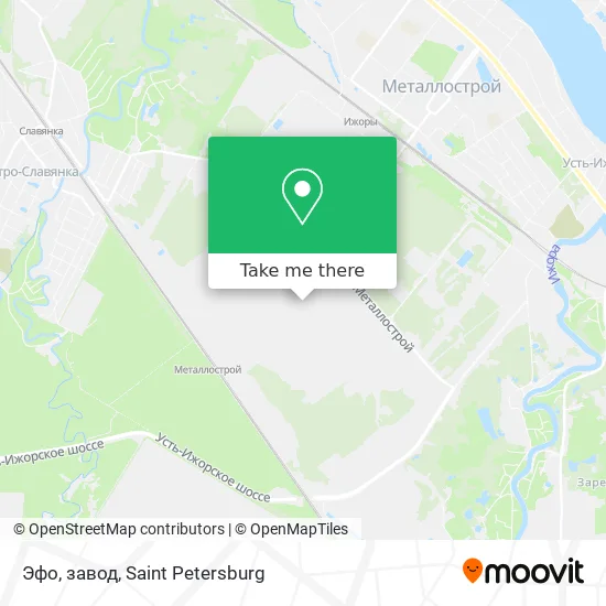 Эфо, завод map