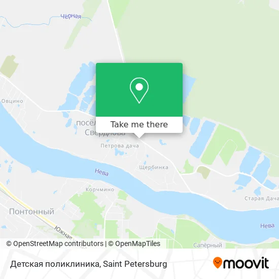 Детская поликлиника map