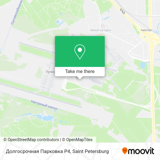 Долгосрочная Парковка Р4 map