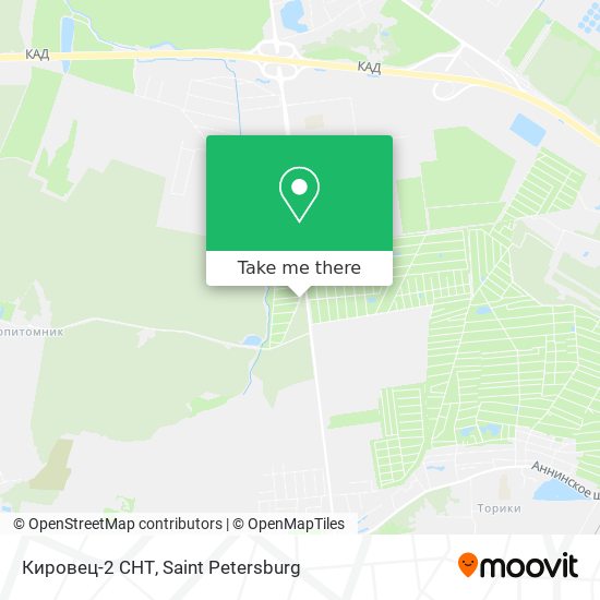 Кировец-2 СНТ map