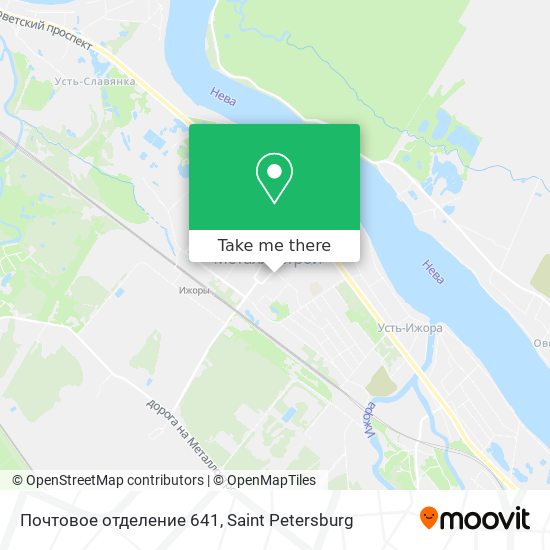 Почтовое отделение 641 map