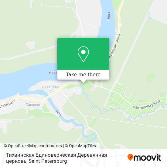 Тихвинская Единоверческая Деревянная церковь map