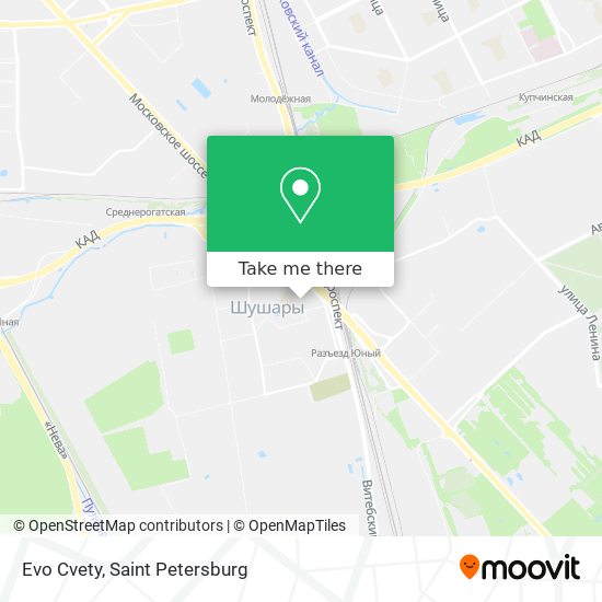 Evo Cvety map