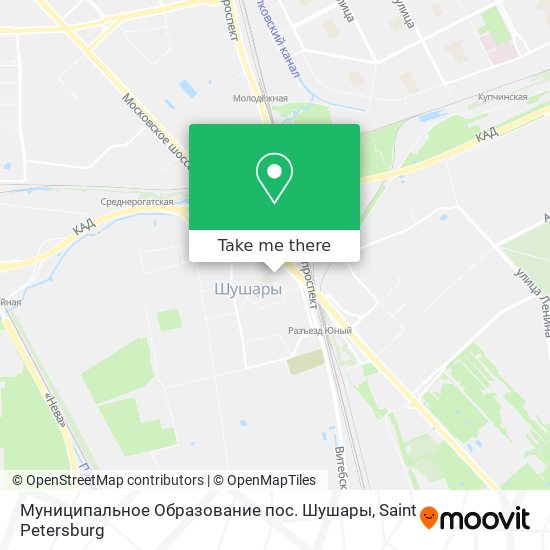 Муниципальное Образование пос. Шушары map