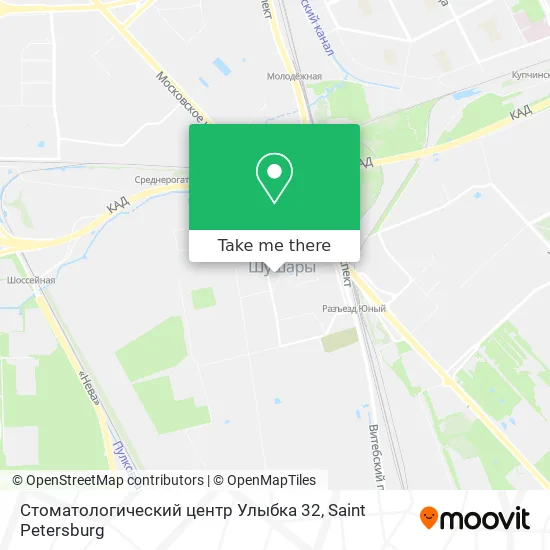 Стоматологический центр Улыбка 32 map