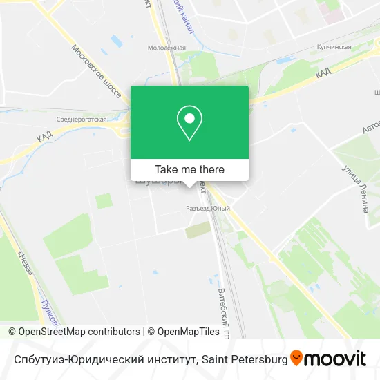 Спбутуиэ-Юридический институт map