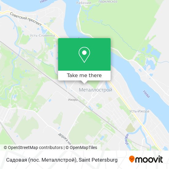 Садовая (пос. Металлстрой) map