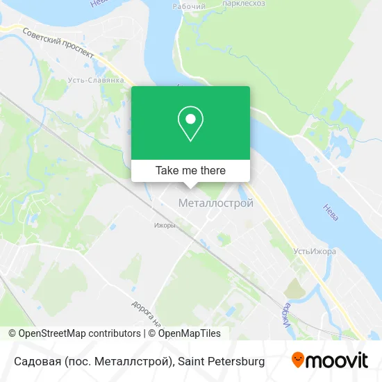 Садовая (пос. Металлстрой) map