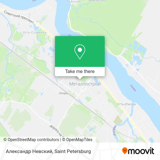 Александр Невский map