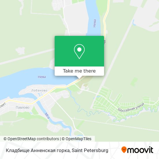 Кладбище Анненская горка map