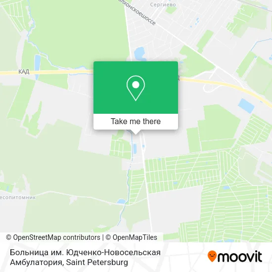 Больница им. Юдченко-Новосельская Амбулатория map