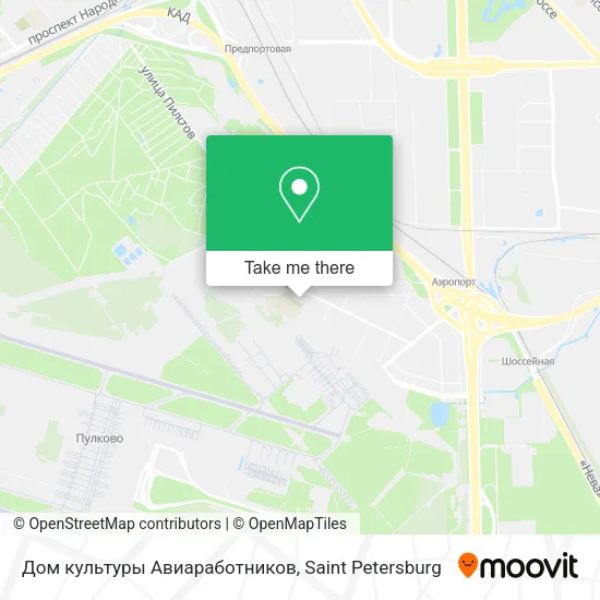 Дом культуры Авиаработников map