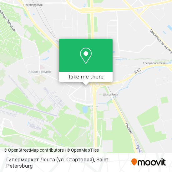 Гипермаркет Лента (ул. Стартовая) map