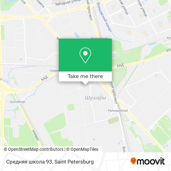 Средняя школа 93 map