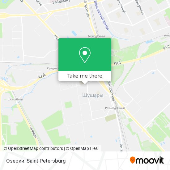 Озерки map