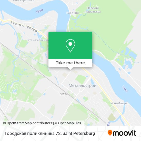 Городская поликлиника 72 map