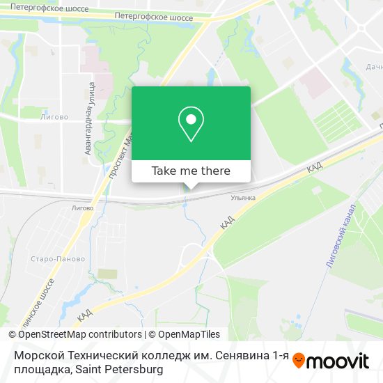 Морской Технический колледж им. Сенявина 1-я площадка map