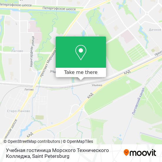 Учебная гостиница Морского Технического Колледжа map