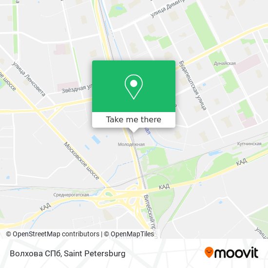 Волхова СПб map