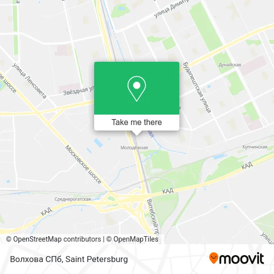 Волхова СПб map