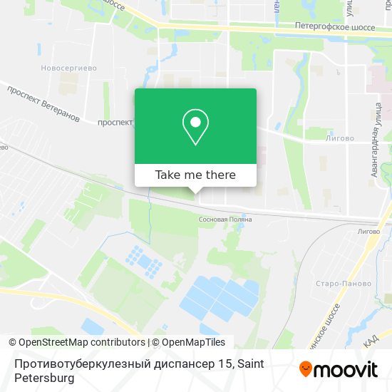 Противотуберкулезный диспансер 15 map