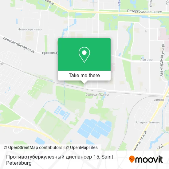 Противотуберкулезный диспансер 15 map