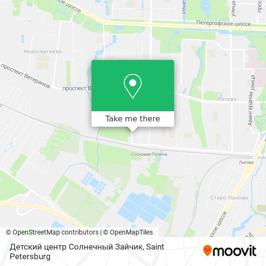 Детский центр Солнечный Зайчик map
