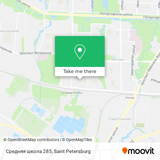 Средняя школа 285 map