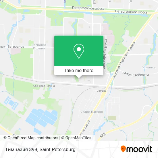 Гимназия 399 map