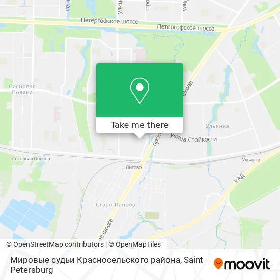Мировые судьи Красносельского района map